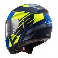 Шлем LS2 FF397 Vector HPFC Evo Kripton Matt Blue H-V Yellow